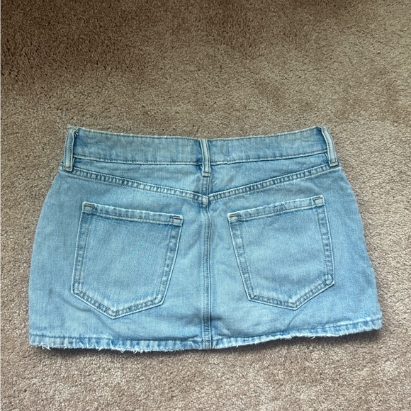 Hollister Light Blue Denim Skirt - Picture 5 of 7
